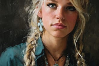 paint a replica of any painting in oil free shipping