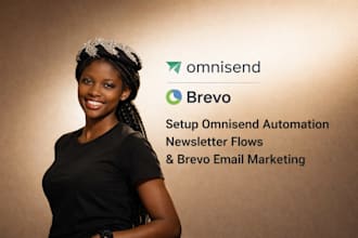 setup omnisend automation newsletter flows and brevo email marketing campaign