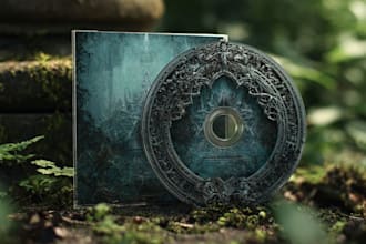 design album cover, cd label or cd cover