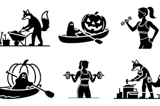 design professional vector silhouette logo, icon or object