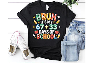 create typography and retro graphic tshirt designs