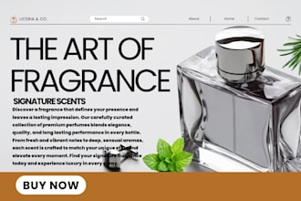 design perfume shopify store perfume website fragrance store cologne website