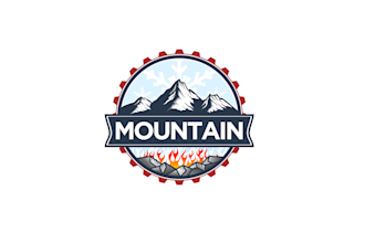 create exclusive and marvelous mountain logo design