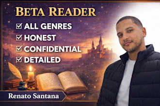 beta reading for fantasy, romance and mystery stories