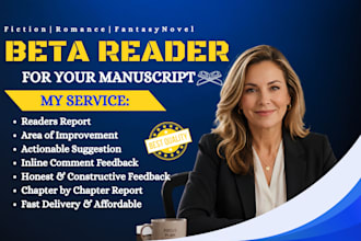 beta read romance novel fantasy cozy mystery romantasy plot developmental editor