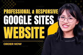 design a google sites website for small business
