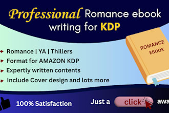 write, proofread, format your romance ebook