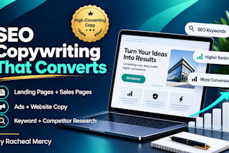 write high converting SEO website copywriting and landing page sales copywriter