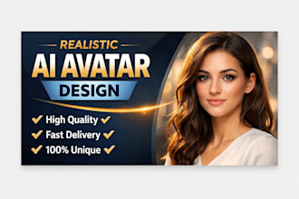 design a professional ai avatar image