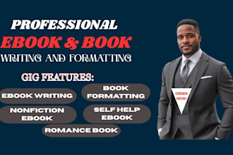do your ebook writing and ebook formatting