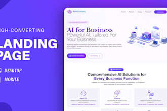 design or redesign a landing page in figma