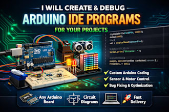 create and debug arduino ide programs for your projects