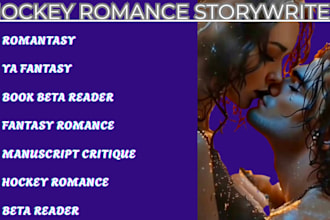 beta read your hockey romance or romantasy novel