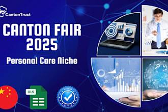 data for personal care suppliers canton fair