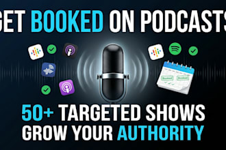 find 50 podcasts seeking guests in your niche with emails and pitch tips