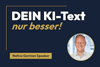 humanize german ai content as a native copywriter