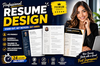 design a professional ats friendly resume and CV