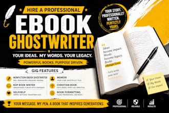nonfiction ebook ghostwriter kdp book writer selfhelp memoir christian formattin