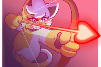 2x1 drawings on your character furrys and oc