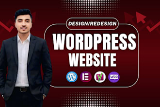 design and build a premium modern wordpress website with elementor pro