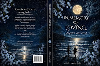 design professional dark gothic and dark romance book cover, KDP cover design