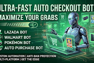 do lazada bot, auto purchase bot, auto checkout bot, walmart bot, pokémon bot