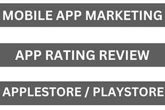 do mobile app promotion, android install, IOS app promotion