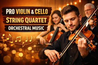record professional string quartet or orchestral strings