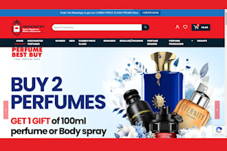 design perfume shopify store perfume website perfume store