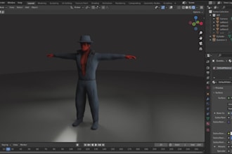 prorig or create 3d character model using iclone, cc5, maya, c4d, cc4