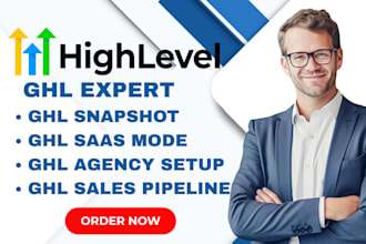 do ghl website, ghl snapshot, ghl workflow, ghl landing page, ghl saas