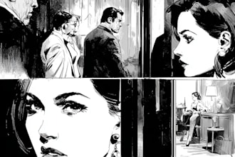 comic book illustration with comic book illustrator