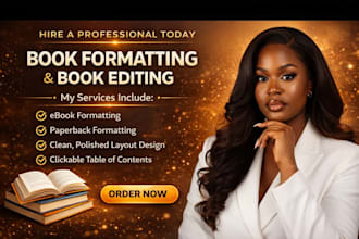 do book and ebook formatting paperback formatting book editing and layout design