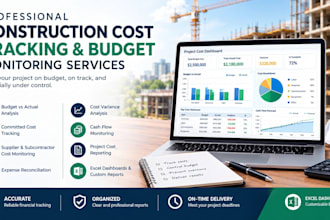 provide professional construction cost tracking and budget control