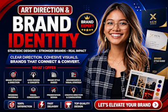 do art direction and visual branding for your brand art direction graphic design