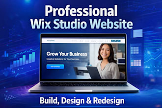 design or redesign wix studio, wix website