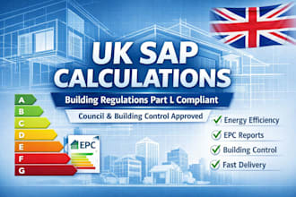 do UK sap calculation and epc for building control approval