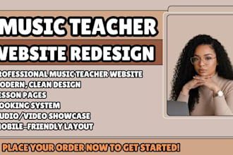 music teacher website, music school website, piano teacher website, guitar tutor