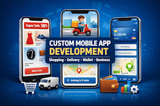 do wallet app, shopping app, delivery app, ticket app, business company app