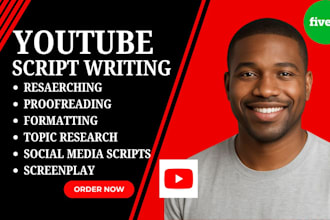 do scriptwriting, youtube video script writer, speechwriting