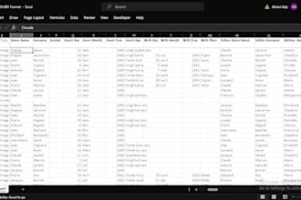 do data entry in ms excel,word,PPT and data separation