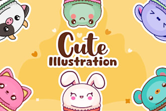 do  sticker character and illustration