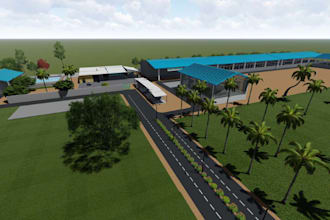 do 3d farm house, 3d urban greenhouse, poultry farm, grow tower, 3d farm layout