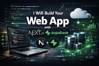 build a scalable nextjs web app with supabase