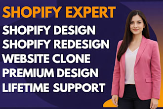 clone, design duplicate any website into shopify store