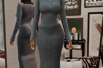 create a realistic custom character and outfits with cc and mods in sims 4