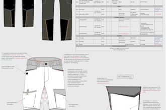 design workwear and create tech packs
