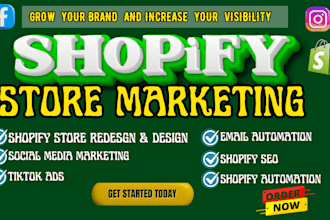 promote kids clothing store, shopify sales manager, baby product store marketing