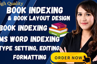 do precise and well structured book indexing for nonfiction, academic, and self