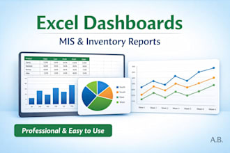 create professional microsoft excel dashboards and mis reports